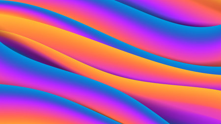 Abstract wave liquid fluid shape color background. modern with colorful  shape. Vector illustration