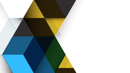 Modern diagonal abstract background colorful geometric element and white background. Vector...