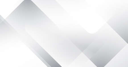 Abstract white and grey geometric background. Futuristic technology digital hi tech concept background. Vector illustrationのイラスト素材