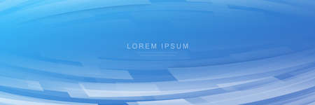 Abstract blue geometric rectangle shape background. Futuristic technology digital hi tech concept. Vector illustrationのイラスト素材