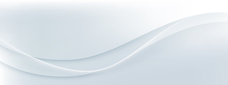 Abstract white wavy smooth and clean background. Modern soft luxury background. Vector illustrationのイラスト素材