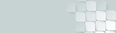 Abstract white geometric rectangles with minimal background. Website, banner, and brochure...