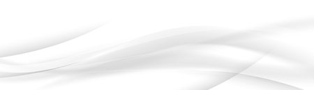 Abstract white and grey wavy with blurred light curved lines background. Technology digital hi tech concept background. Vector illustrationのイラスト素材