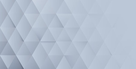 Abstract white triangles surface pattern background. Website, banner and brochure. Vector illustrationのイラスト素材