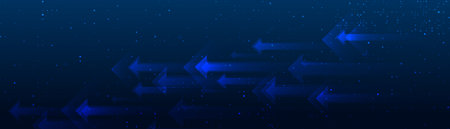 Abstract business arrow success, growth, target direction concept. Finance growth Vector illustrationのイラスト素材