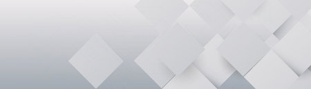 Abstract white square shape with futuristic concept background. Modern minimal design template....