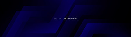 Blue abstract triangle geometric lines futuristic digital high-technology background. Trendy minimal geometry banner. Vector illustrationのイラスト素材