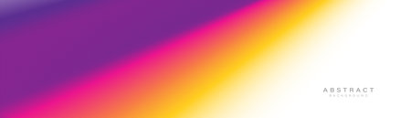 Abstract background with purple, magenta, and yellow geometric lines. Modern minimal trendy shiny lines pattern horizontal. Vector illustrationのイラスト素材