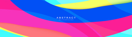 Abstract background with colorful geometric lines. Modern minimal trendy lines pattern horizontal. Vector illustrationのイラスト素材
