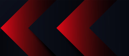 Abstract red and black arrow shape with futuristic concept backgroundのイラスト素材
