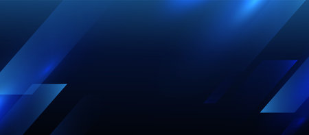 Blue abstract technology background with a series of blue lines. Movement bannerのイラスト素材
