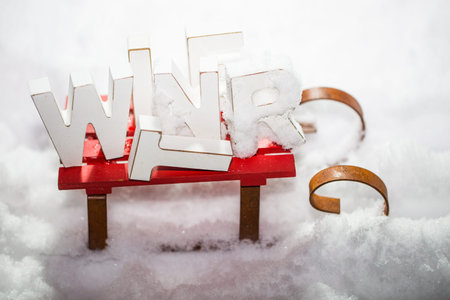 Winter, Letter on sled