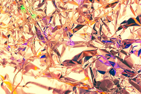 silver background with lights and glitter