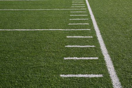 Football Field Yardlinesの写真素材