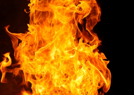 Burning fire or flameの写真素材
