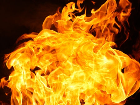 Burning fire or flameの写真素材