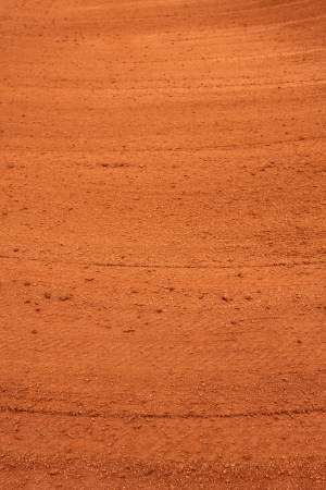 Lines and Pattern from the Infield Dirt of a Baseball Fieldの写真素材