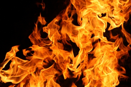 Fire or Flames for detail or backgroundの写真素材