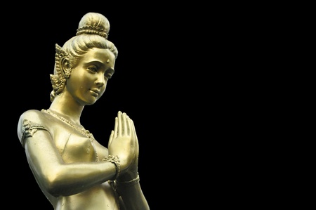 Lady sculptureの写真素材