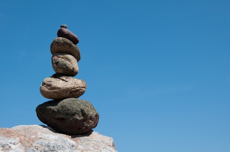 Balance rockの写真素材