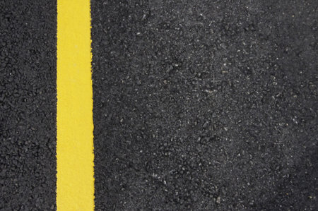 street with Yellow line
