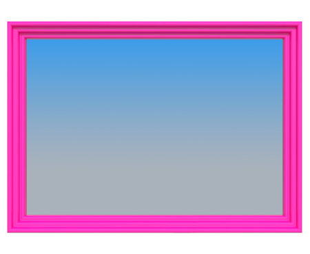 Color frame with blue background