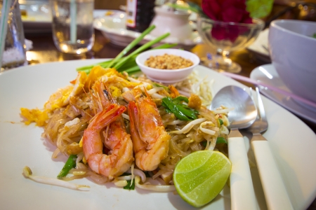 PadThai is delicious of thailand food の写真素材