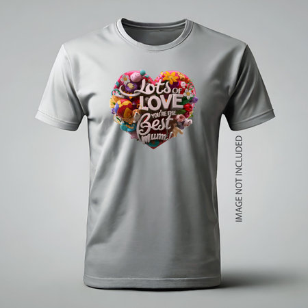 T shirt men or women mothers day illustrator vectorのイラスト素材