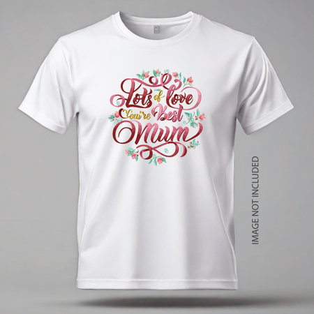 T shirt men or women mothers day illustrator vectorのイラスト素材