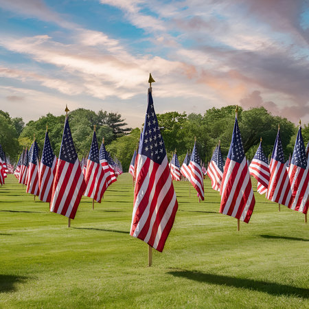 Happy Memorial Day. Remember and honor those who have served our country.の写真素材