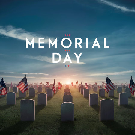 Happy Memorial Day. Remember and honor those who have served our country.の写真素材