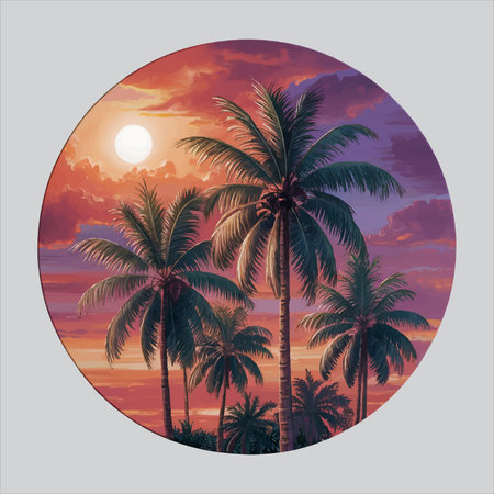 Summer Lover California Vintage T-Shirt Designのイラスト素材