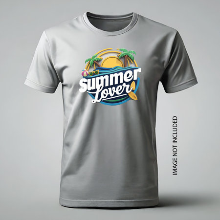 Summer Lover California Vintage T-Shirt Designのイラスト素材