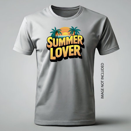 Summer Lover California Vintage T-Shirt Designのイラスト素材
