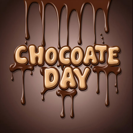 World Chocolate Day - A luxurious chocolateの写真素材