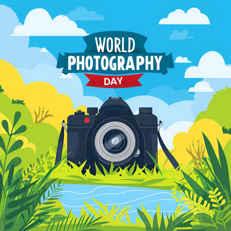 World Photography Dayの写真素材