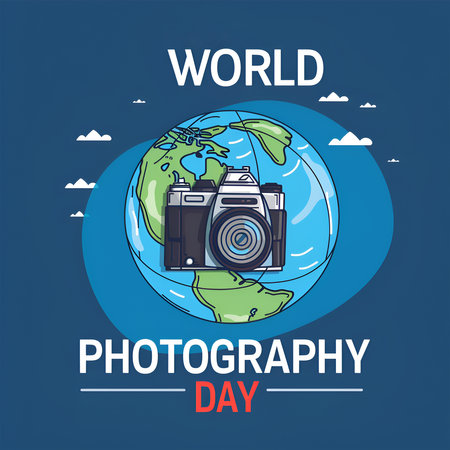 World Photography Dayの写真素材