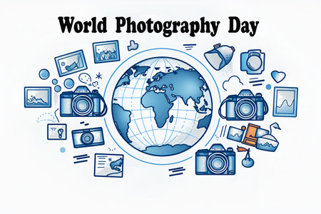 World Photography Dayの写真素材