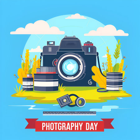 World Photography Dayの写真素材