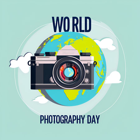 World Photography Dayの写真素材