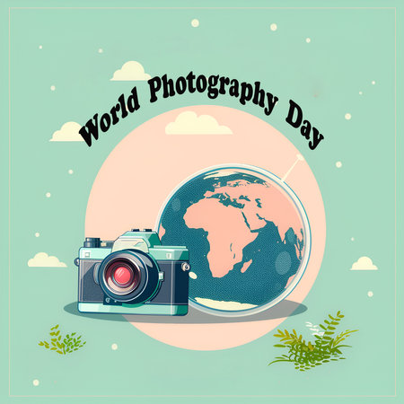 World Photography Dayの写真素材
