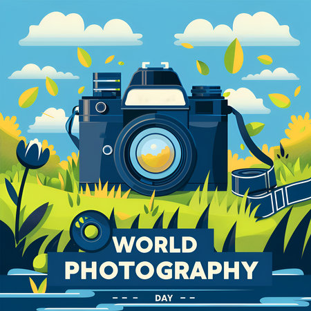 World Photography Dayの写真素材