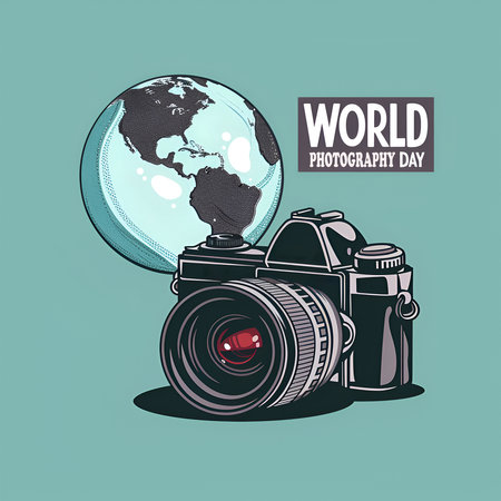 World Photography Dayの写真素材