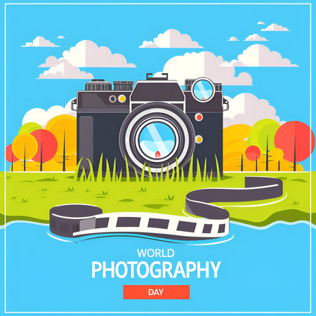World Photography Dayの写真素材