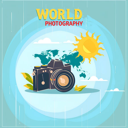 World Photography Dayの写真素材