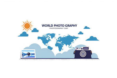 World Photography Dayの写真素材