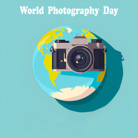 World Photography Dayの写真素材