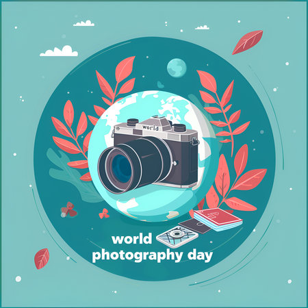World Photography Dayの写真素材
