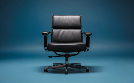 Comfort and Style: The Modern Office Chairの写真素材