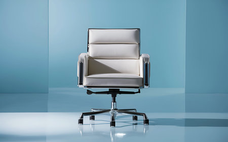 Comfort and Style: The Modern Office Chairの写真素材